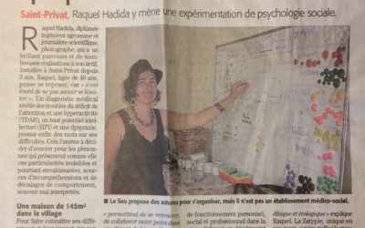 La Zatypie, un article dans le Midi Libre